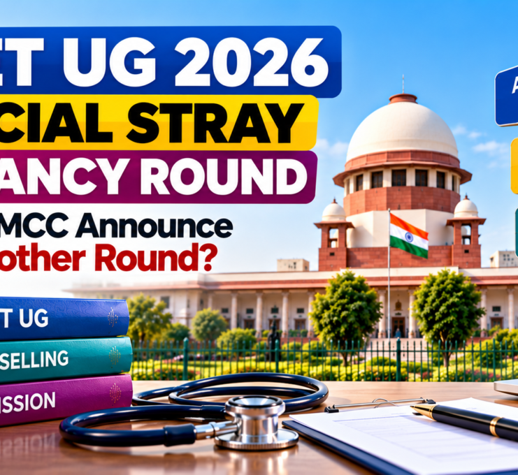 NEET UG 2026 special stray vacancy round and MCC counselling update